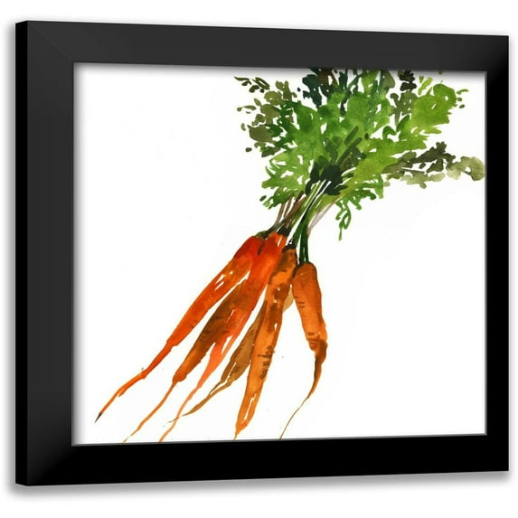 Jensen, Asia 15x15 Black Modern Framed Museum Art Print Titled - Carrot