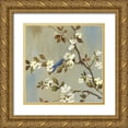 thumbnail image 1 of Jensen, Asia 15x15 Gold Ornate Wood Framed with Double Matting Museum Art Print Titled - Apple Bloom III, 1 of 4
