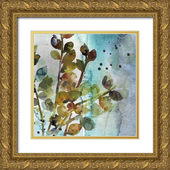 Jensen, Asia 15x15 Gold Ornate Wood Framed with Double Matting Museum Art Print Titled - Within I