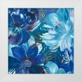 thumbnail image 1 of Jensen, Asia 15x15 White Modern Wood Framed Museum Art Print Titled - Midnight Floral II, 1 of 4
