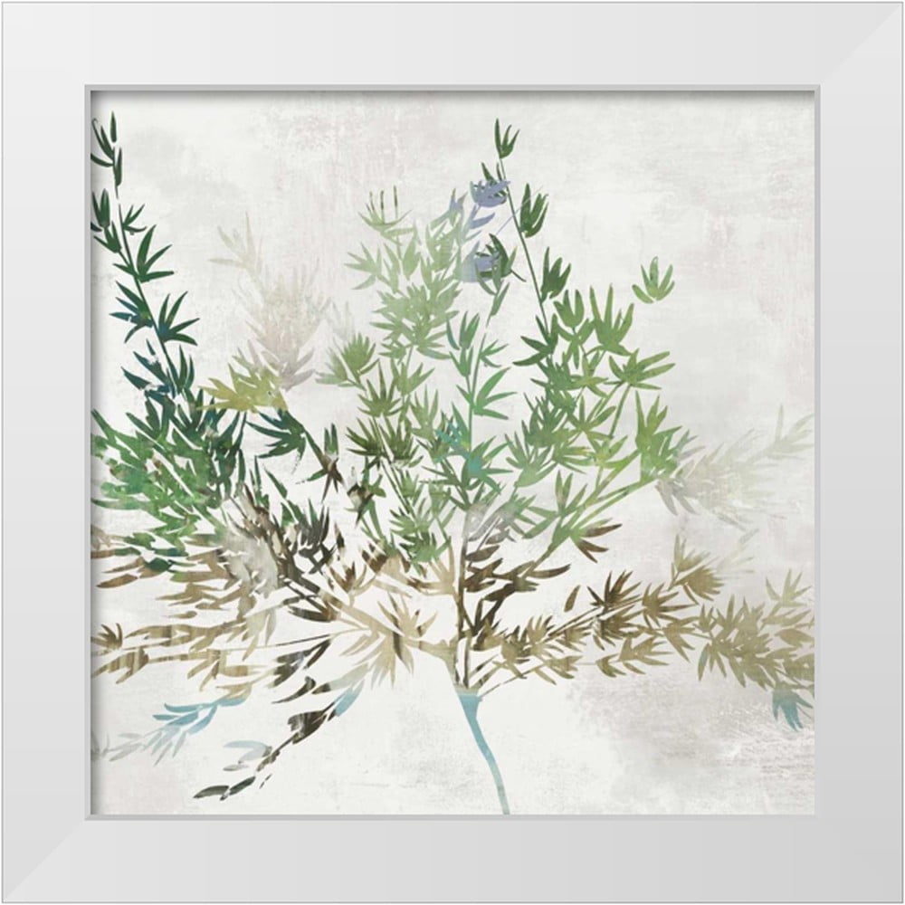 Jensen, Asia 15x15 White Modern Wood Framed Museum Art Print Titled