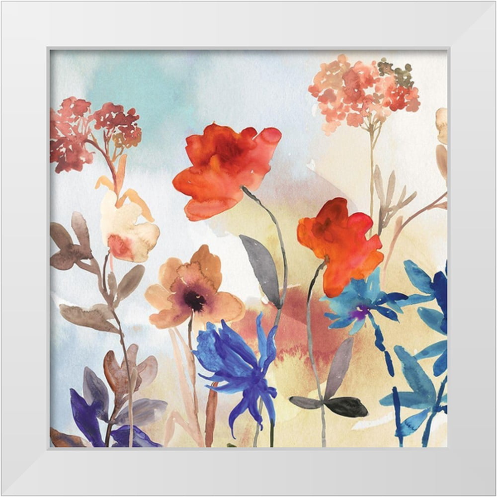 Jensen, Asia 15x15 White Modern Wood Framed Museum Art Print Titled ...