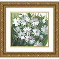 thumbnail image 1 of Jensen, Asia 16x15 Gold Ornate Wood Framed with Double Matting Museum Art Print Titled - Daisy Field, 1 of 4