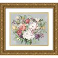 thumbnail image 1 of Jensen, Asia 17x15 Gold Ornate Wood Framed with Double Matting Museum Art Print Titled - Gray Garden, 1 of 4