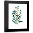 thumbnail image 1 of Jensen, Asia 17x24 Black Modern Framed Museum Art Print Titled - Olive II, 1 of 5