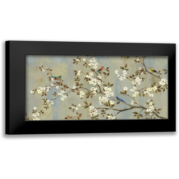 Jensen, Asia 18x11 Black Modern Framed Museum Art Print Titled - Conversation