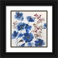 thumbnail image 1 of Jensen, Asia 20x20 Black Ornate Wood Framed with Double Matting Museum Art Print Titled - Dutch Blossom, 1 of 4