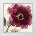 thumbnail image 1 of Jensen, Asia 20x20 White Modern Wood Framed Museum Art Print Titled - Crimson Peony I, 1 of 4