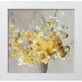 thumbnail image 1 of Jensen, Asia 21x20 White Modern Wood Framed Museum Art Print Titled - Summer Yellow Bouqet, 1 of 4