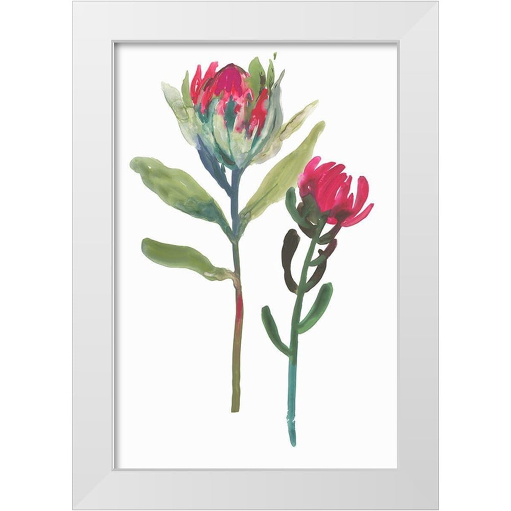 Jensen, Asia 23x32 White Modern Wood Framed Museum Art Print Titled ...