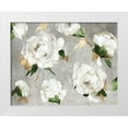 thumbnail image 1 of Jensen, Asia 24x20 White Modern Wood Framed Museum Art Print Titled - White Peony Garden, 1 of 4
