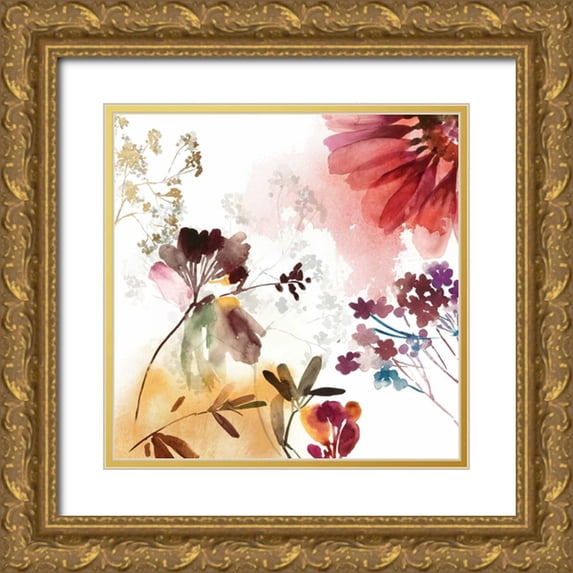Jensen, Asia 26x26 Gold Ornate Wood Framed with Double Matting Museum Art Print Titled - Bohemian I