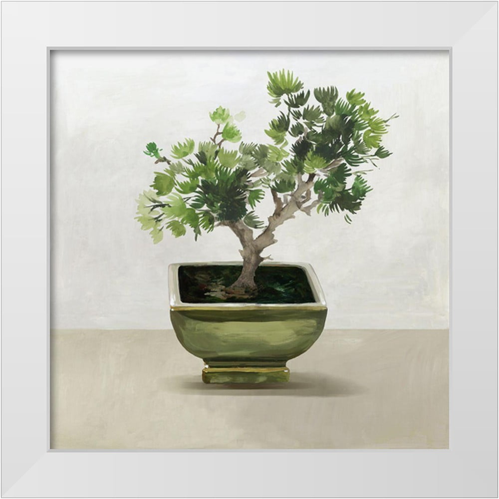 Jensen, Asia 26x26 White Modern Wood Framed Museum Art Print Titled ...