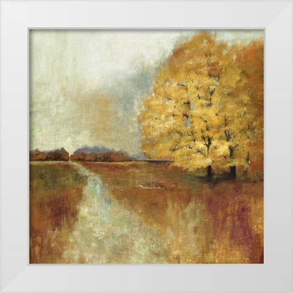 Jensen, Asia 26x26 White Modern Wood Framed Museum Art Print Titled - Repose