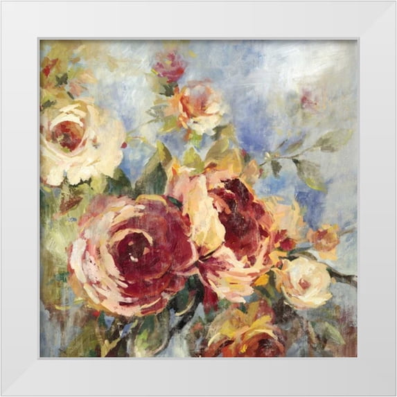 Jensen, Asia 26x26 White Modern Wood Framed Museum Art Print Titled ...