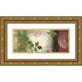 thumbnail image 1 of Jensen, Asia 32x15 Gold Ornate Wood Framed with Double Matting Museum Art Print Titled - Jacquard I - Mini, 1 of 4