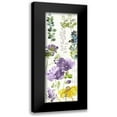 thumbnail image 1 of Jensen, Asia 9x18 Black Modern Framed Museum Art Print Titled - Luna II Violet Version, 1 of 5