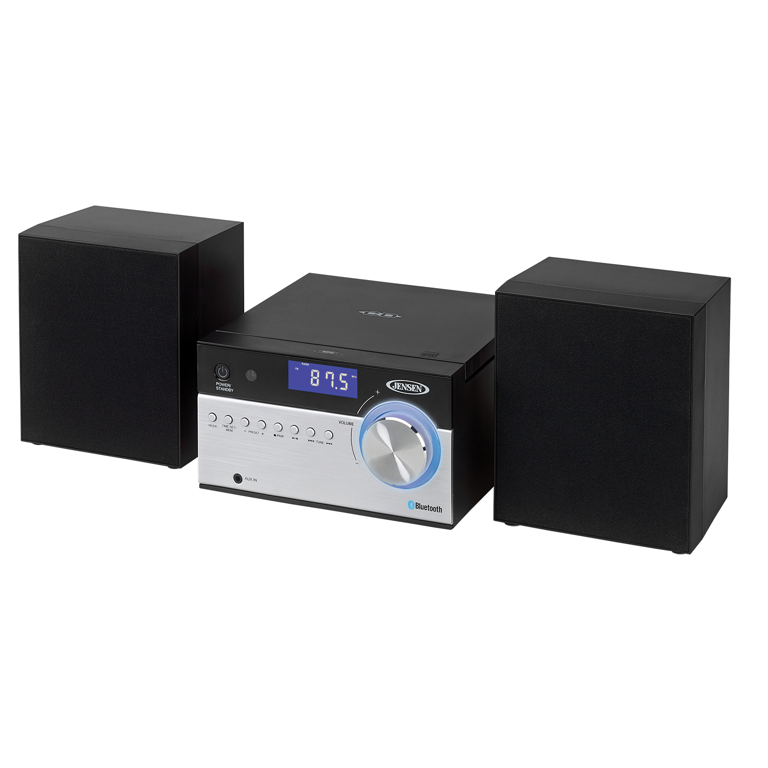 Jensen Bluetooth CD Music System with Digital AM/FM Stereo Receiver - JBS-200 - image 1 of 4