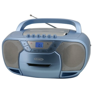 Jensen Bluetooth MP3 Boombox, Blue, CD-590-BL