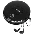 thumbnail image 1 of Pre-Owned Jensen CD 120BK FM Radio Anti Skip Player Pro Earbuds, Black, 2 Pack, 1 of 1