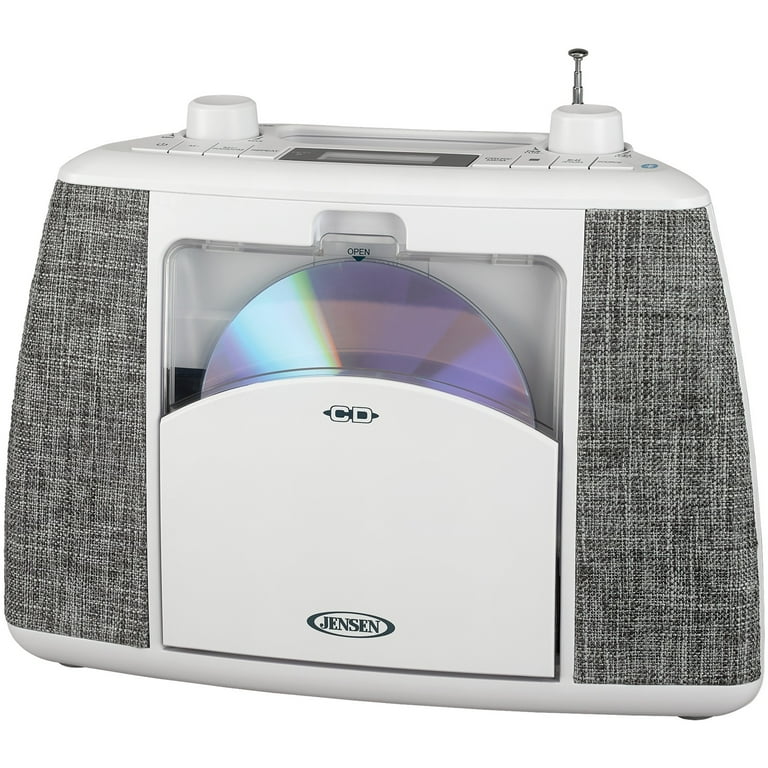 Jensen Portable Bluetooth CD Music System with FM Stereo