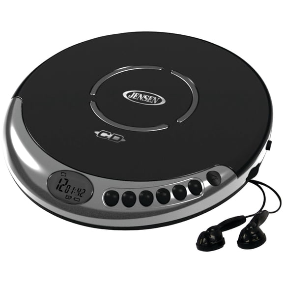 Jensen CD-60R 5.7" Portable CD Player With Bass Boost