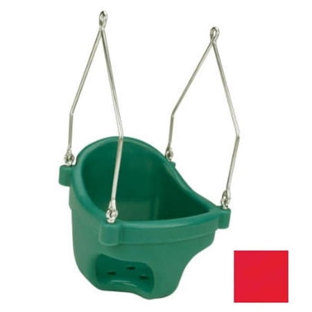Jensen Commercial Rotational Molded Full Bucket Seat - Red