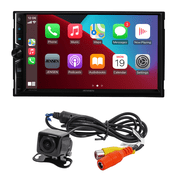 Jensen J3CA7W-BUC 7" Car Stereo, Wireless Apple CarPlay Android Auto, Backup Camera