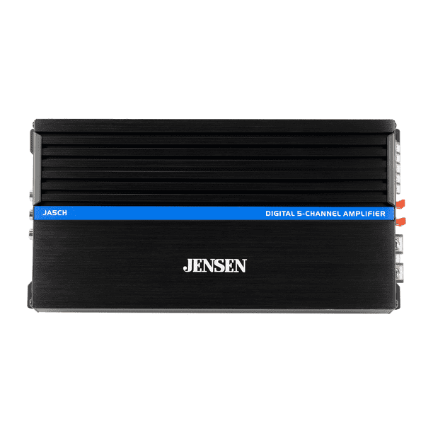 Channel s High5 5’4” Jensen JA5CH 5-Channel Class-D Car Audio Amplifier, 1,500W Peak