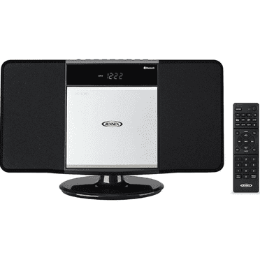 Pre-Owned Jensen JBS-300 Modern Bluetooth Stereo Music System for Home with CD/MP3/WMA Player Wireless Streaming USB Port for MP3 Playback | Digital AM/FM Stereo (Remote Included) (Limited Edition)