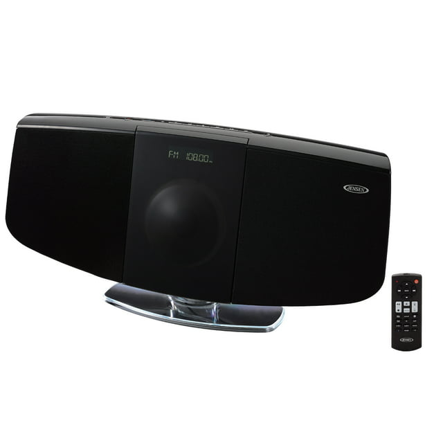 Jensen JBS-350 Bluetooth Wall-Mountable Music System with CD Player