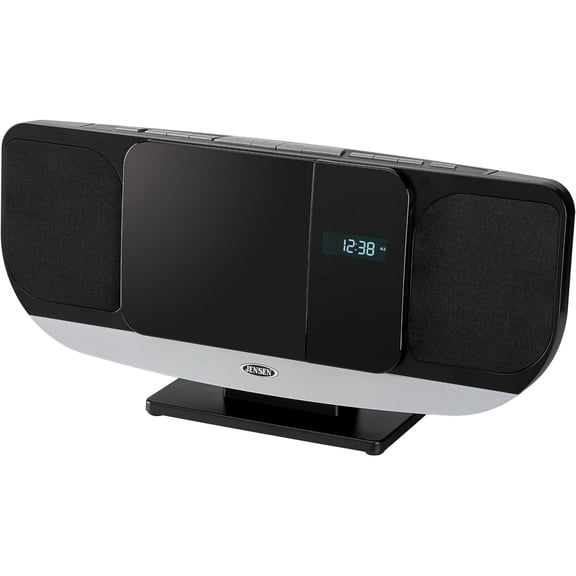 Jensen JBS215 Bluetooth Wall-Mountable Music System With Mp3 Cd Player And Fm Radio