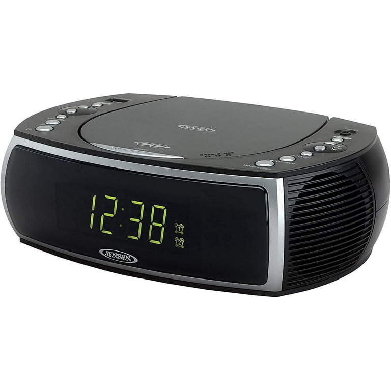 洋楽 radio CD Free Shipping! Jensen Home CD Stereo Clock with AM FM Radio USB