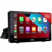 Jensen JDASHCP 7" Portable Car Stereo Screen, Wireless Apple CarPlay Android Auto
