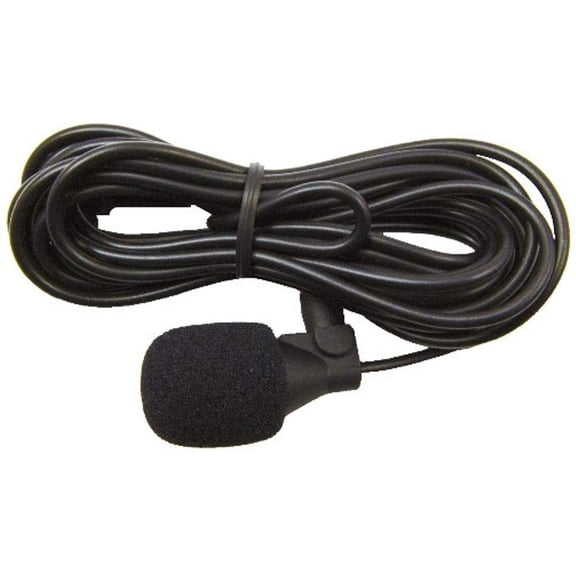 Jensen JMICHFP Omnidirectional Microphone, 12ft. Cable Length, Locking Connector, Visor Clip and 3M Adhesive Pad Included, Works with all JENSEN Heavy Duty Bluetooth Radios