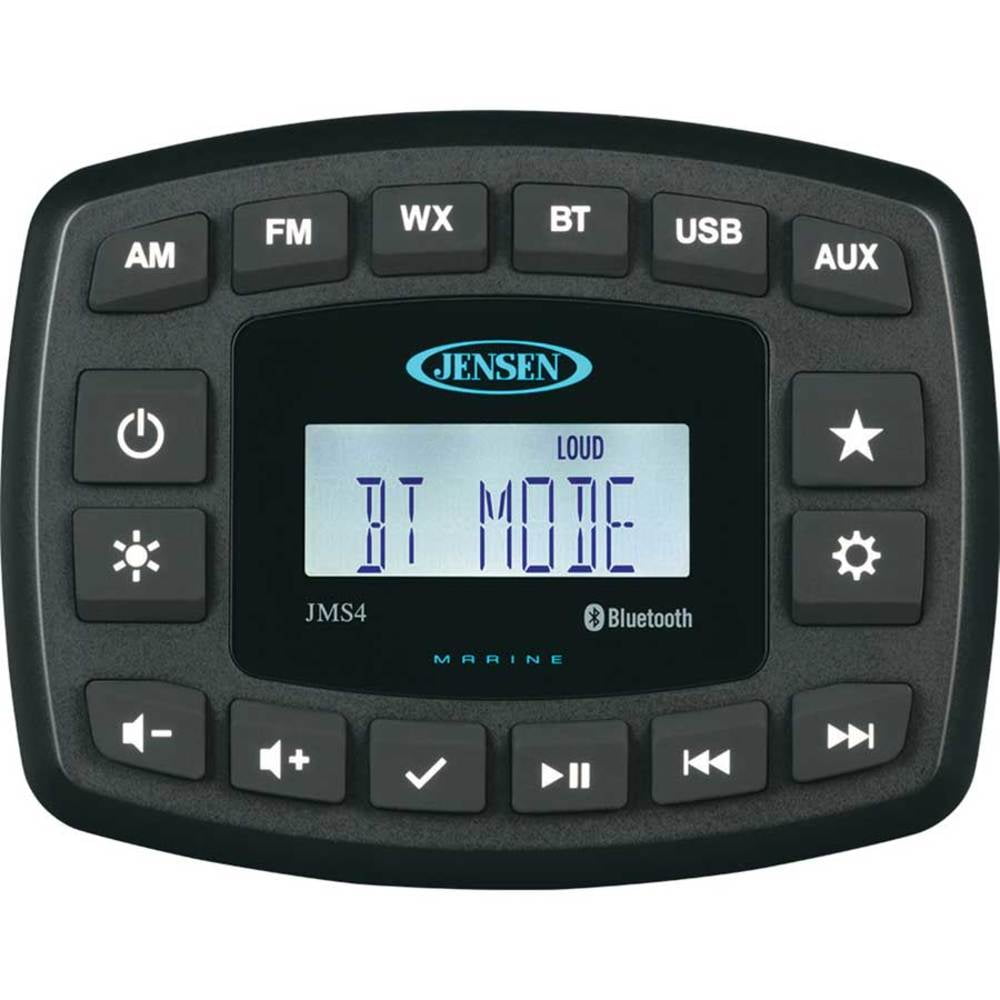 Jensen JMS4RTL Compact Bluetooth AM/FM/USB/WB Waterproof Stereo - 4 ...