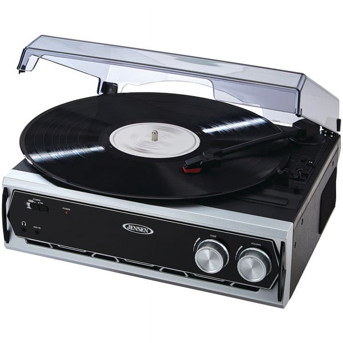 Jensen JTA-232 3-Speed Stereo Turntable - Walmart.com
