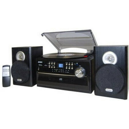 Jensen JTA-475 Turntable Music Entertainment System (33/45/78 RPM) AM/FM Radio