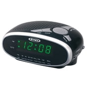 Jensen LED Alarm Clocks, JCR-175 in Black color