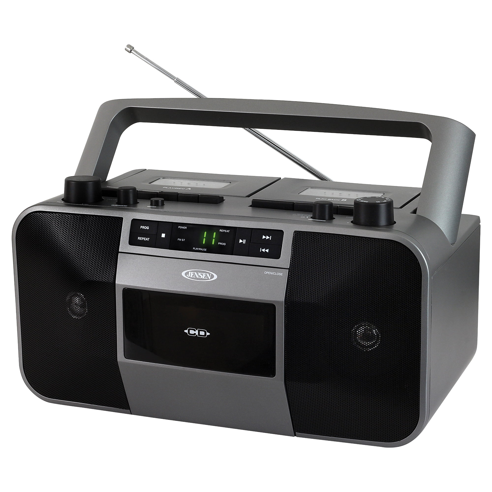 Jensen Compact Multi-Disc Recorder, Portable Stereo CD Player, AM