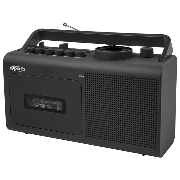 Jensen MCR-250 Portable Cassestte Player & Recorder with AM FM Radio