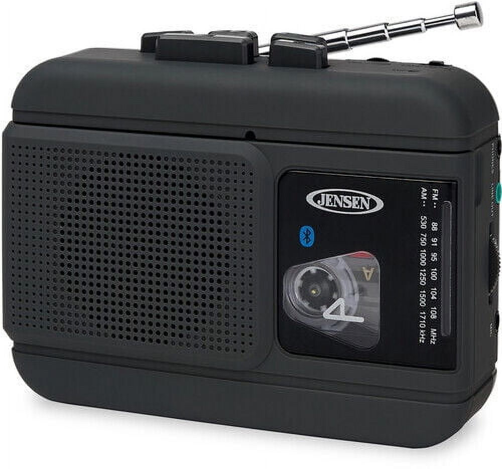 Jensen MCR-60 Personal Portable Cassette Player/Recorder Bluetooth AM ...