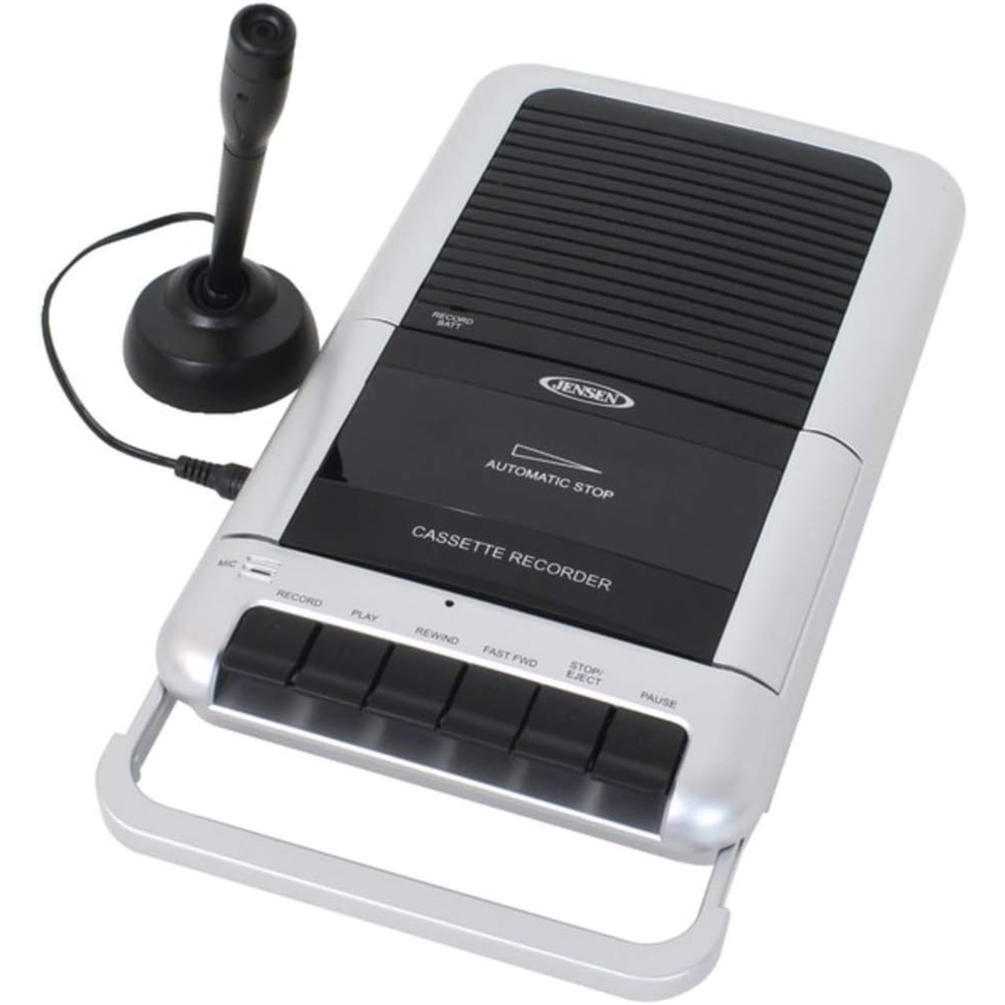 Jensen MCR100 Shoebox Style Portable Cassette Player/Recorder