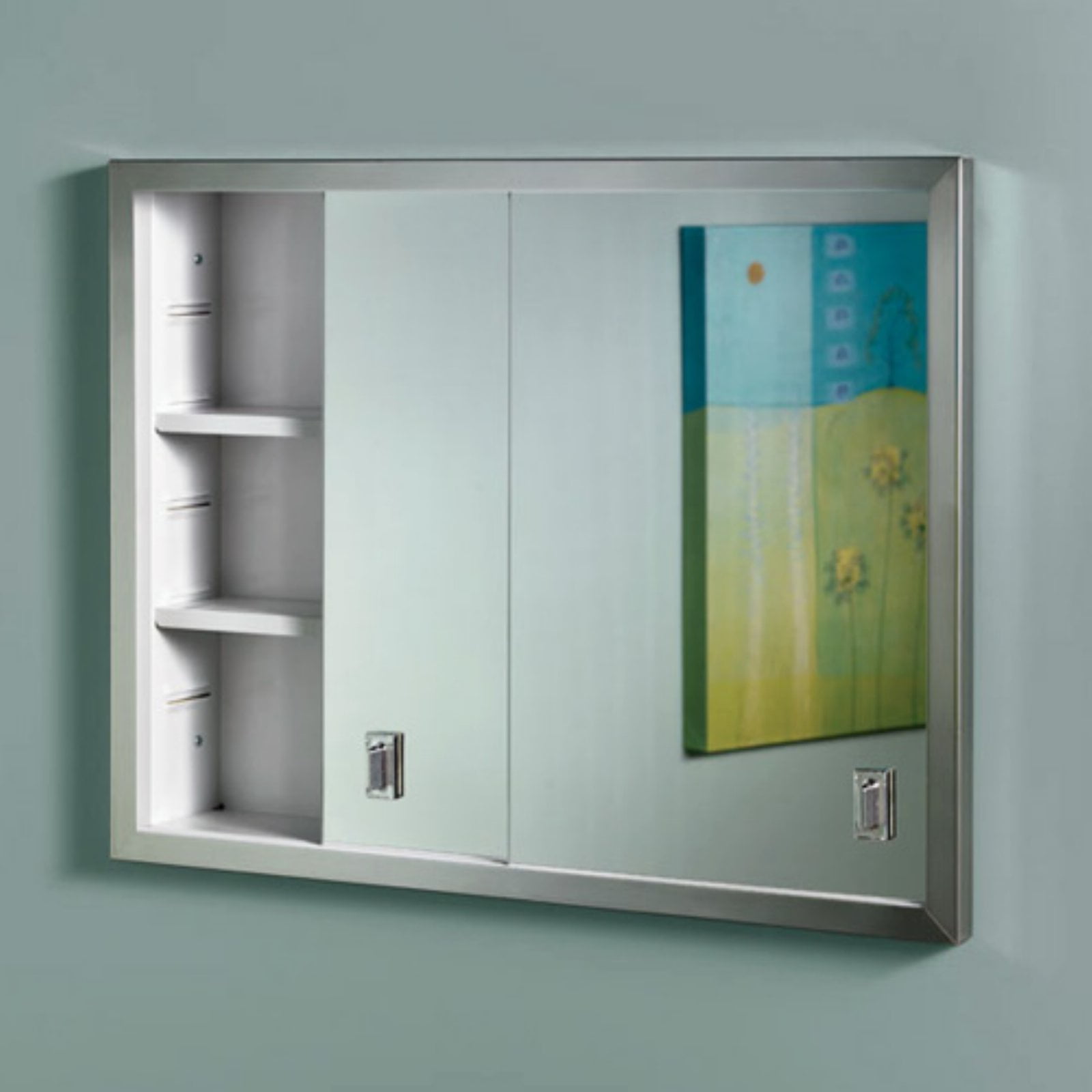 Jensen Medicine Contempra 24W x 19H in. Recessed Medicine