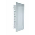 thumbnail image 1 of Jensen 868P34WHG 16 x 36 in. Horizon 1 Door Bevel Edge Medicine Cabinet - Glass Shelves & Adjustable Formed & Welded Steel Housing, 1 of 2