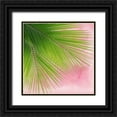 thumbnail image 1 of Jensen, Mia 15x15 Black Ornate Wood Framed with Double Matting Museum Art Print Titled - Palm on Pink VI, 1 of 4
