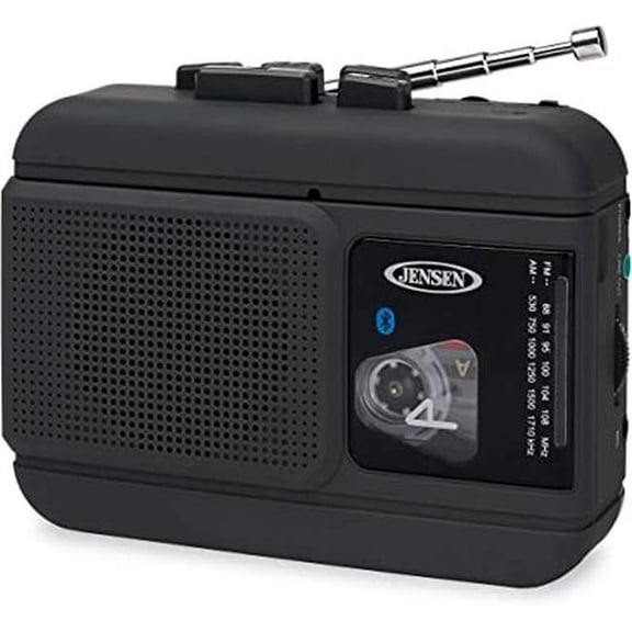 Jensen Portable AM/FM Radio, Black, MCR-60