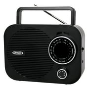 Jensen Portable AM/FM Radio, Black, MR-550-BK