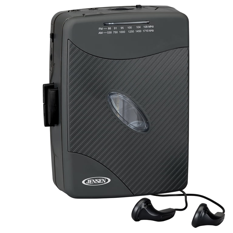 Jensen, Stereo Cassette Player, AM FM Radio, Multicolor - Walmart.com
