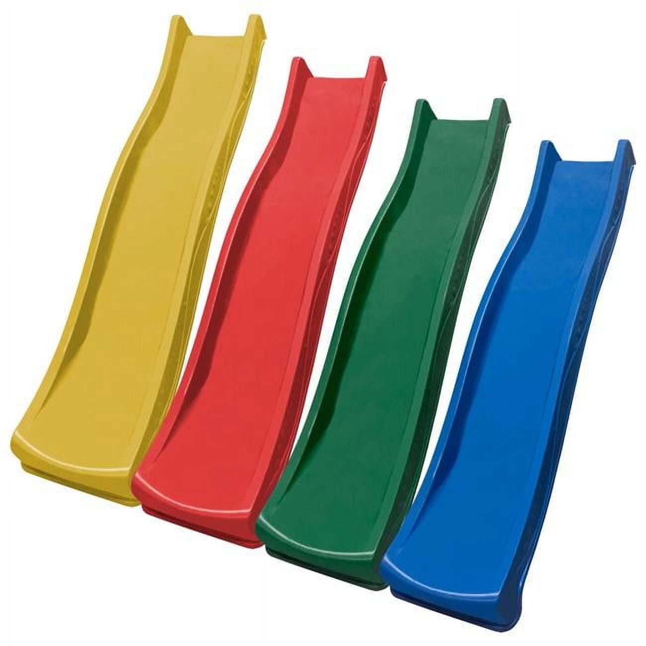 Jensen Swing Products Wave8RB 4 ft. Residential Overseas Injection Molded Wave Slide, Blue